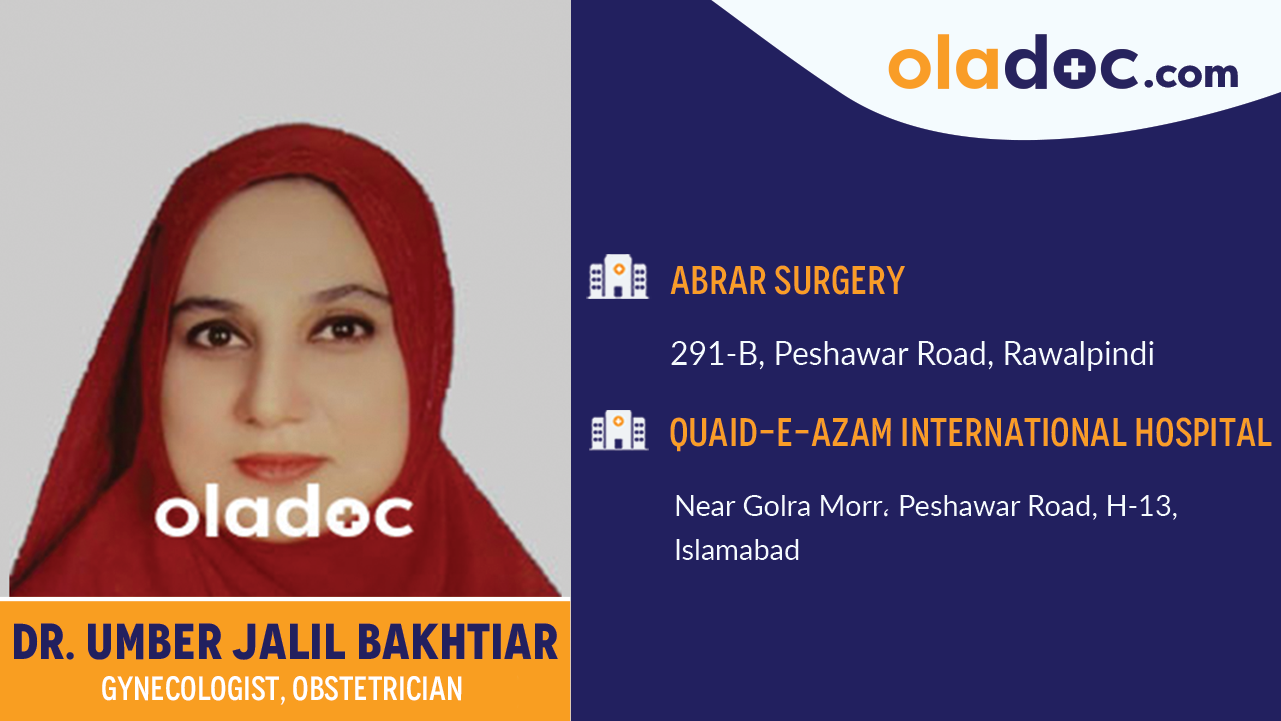 Practice location of Dr. Umber Jalil Bakhtiar